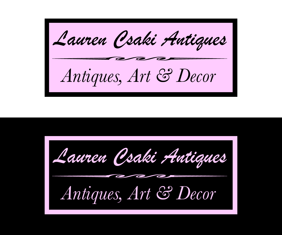 Diseño de Logo por Designs by Laurie Brown para Lauren Csaki Antiques | Diseño #3591093