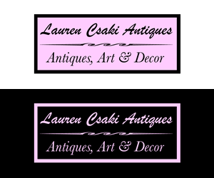 Logo Design by Designs by Laurie Brown for Lauren Csaki Antiques | Design: #3591093