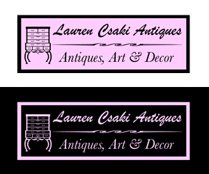 Logo Design by Designs by Laurie Brown for Lauren Csaki Antiques | Design: #3599414