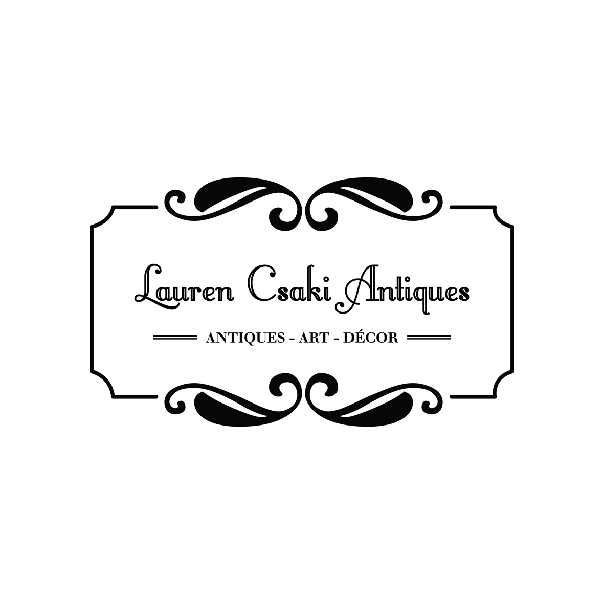 Logo Design by Enea for Lauren Csaki Antiques | Design #3543653