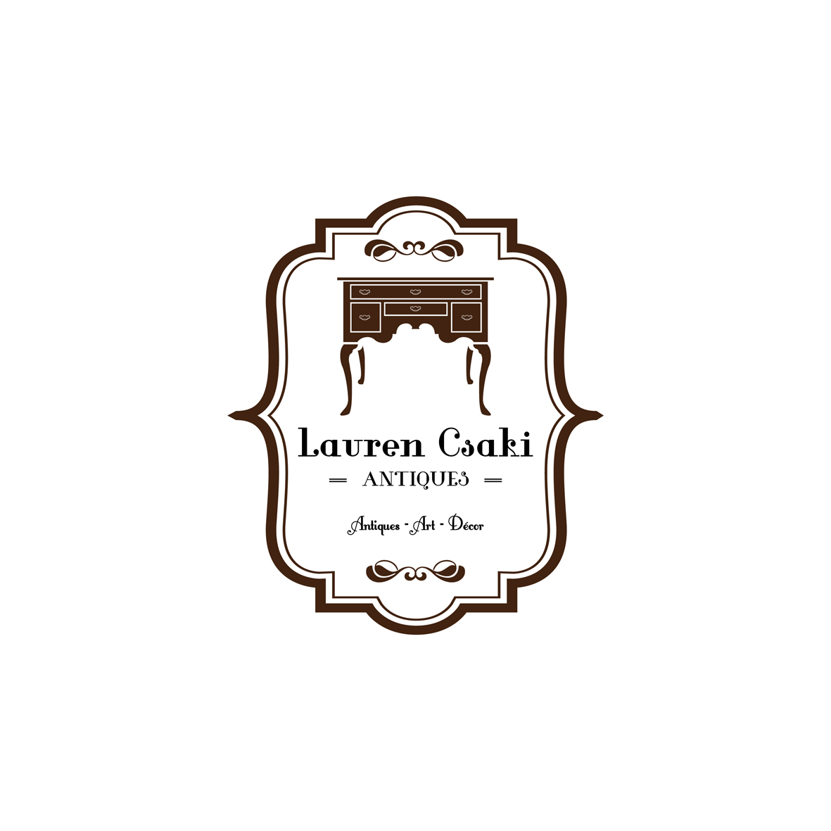 Logo Design by Enea for Lauren Csaki Antiques | Design #3567499