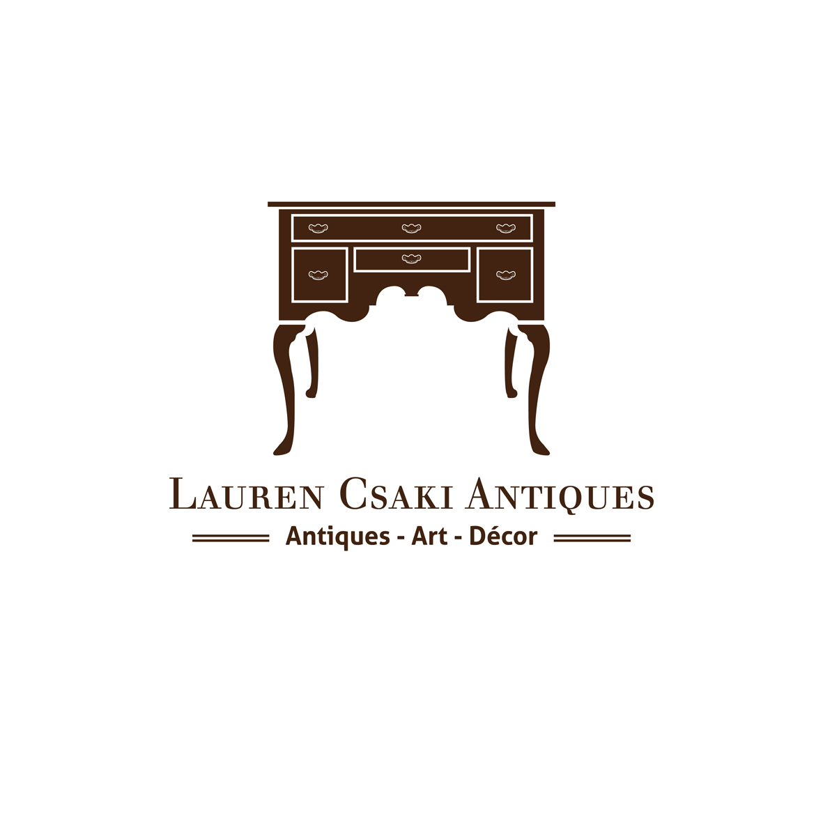 Diseño de Logo por Enea para Lauren Csaki Antiques | Diseño #3586587