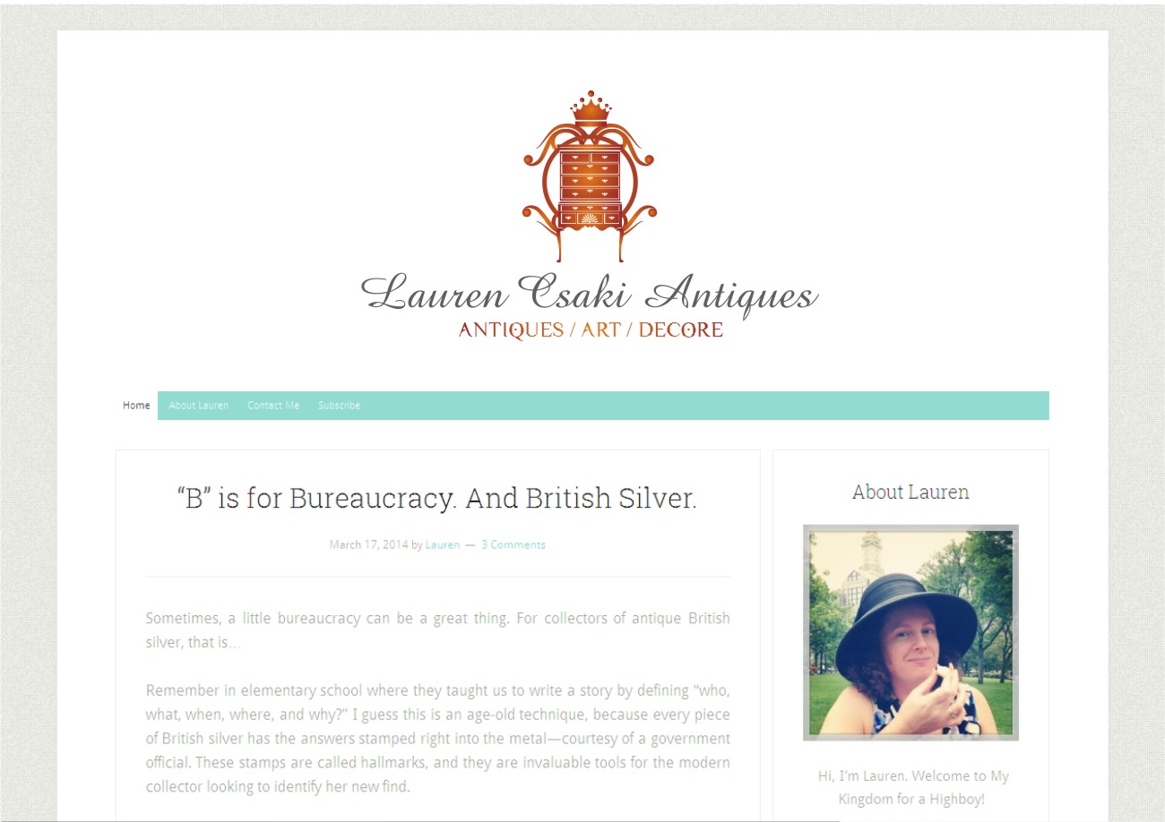 Logo-Design von MBARO für Lauren Csaki Antiques | Design #3591650