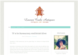 Logo Design by MBARO for Lauren Csaki Antiques | Design #3591650
