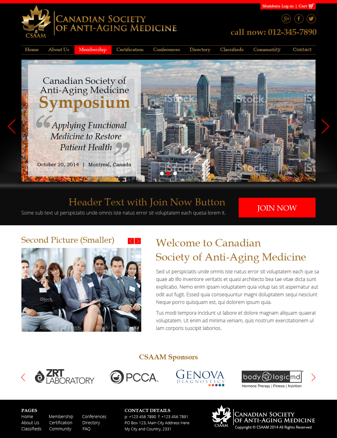 Diseño Web por Nelsur para Canadian Anti-aging | Diseño #3575022