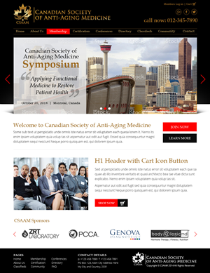Web Design by Nelsur for Canadian Anti-aging | Design: #3575725