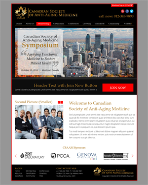 Web Design by Nelsur for Canadian Anti-aging | Design: #3578524