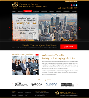 Web Design by Nelsur for Canadian Anti-aging | Design: #3579137