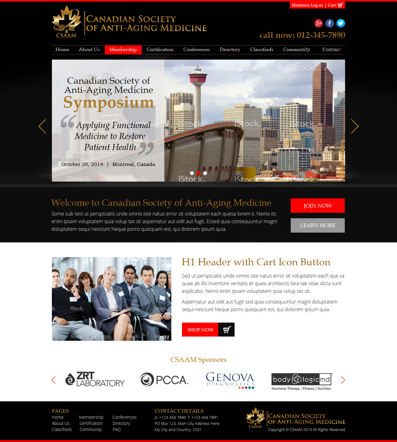 Web-Design von Nelsur für Canadian Anti-aging | Design #3579261