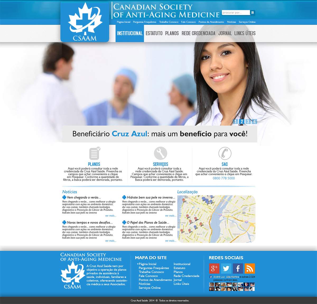 Web Design by andreluz for Canadian Anti-aging | Design #3561011