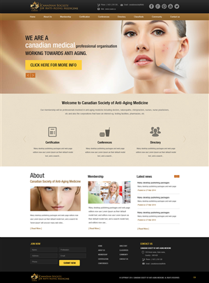 Web Design by pb for Canadian Anti-aging | Design: #3568385