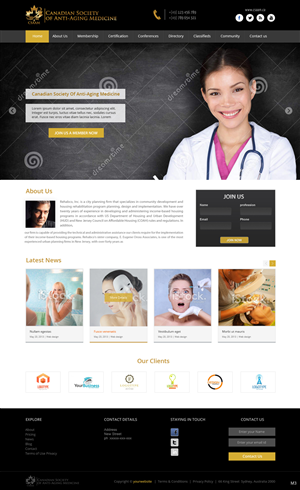 Web Design by pb for Canadian Anti-aging | Design: #3568395