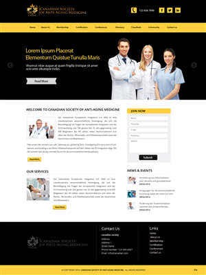 Web Design by pb for Canadian Anti-aging | Design: #3568447