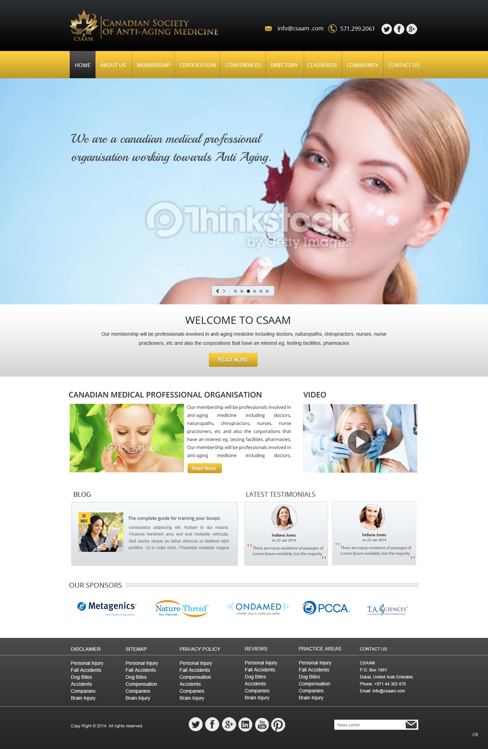 Web-Design von pb für Canadian Anti-aging | Design #3568490