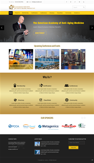 Web Design by pb for Canadian Anti-aging | Design: #3578577