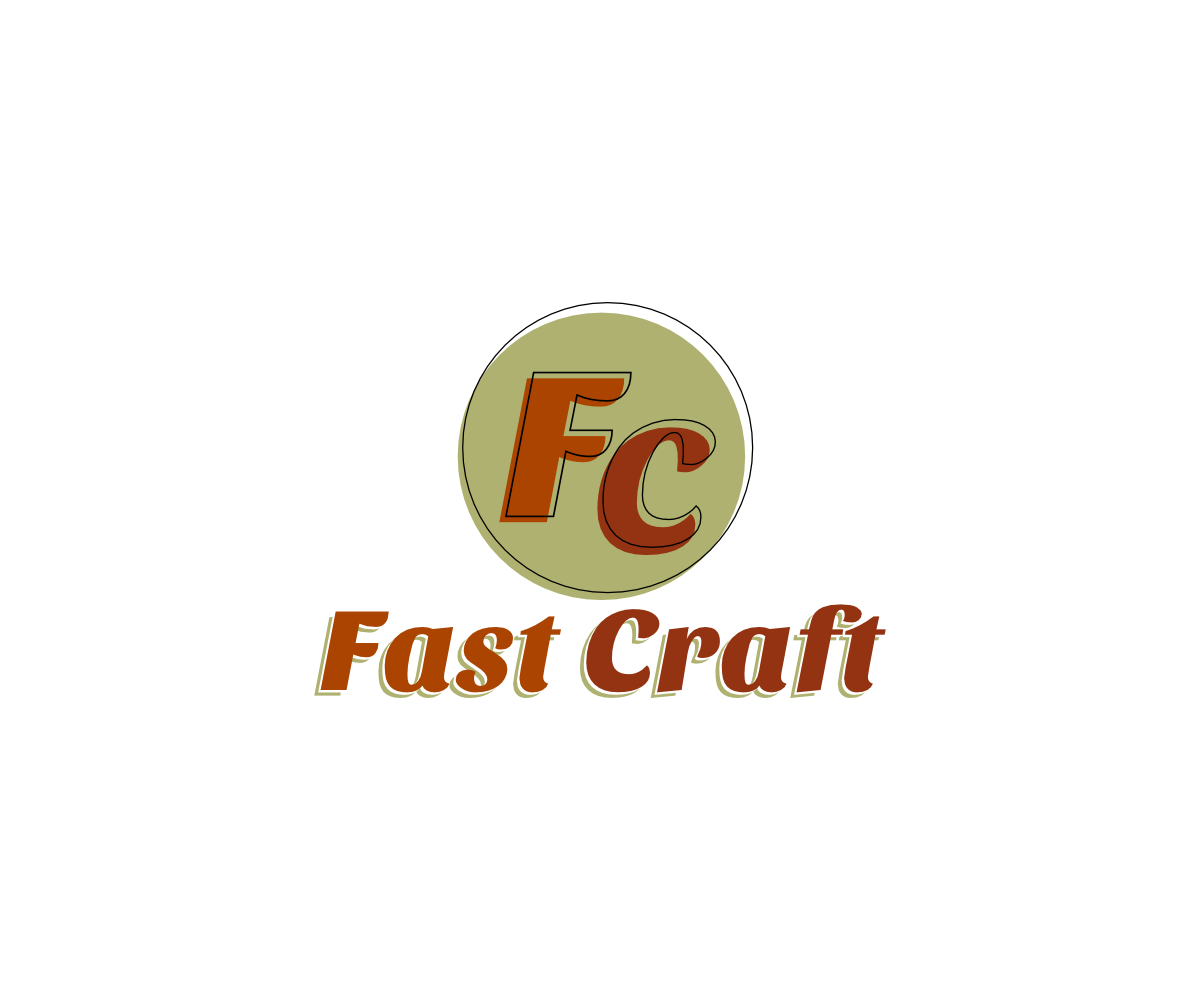 Graphic Design Logo Design for Fast Craft by VGB | Design #3614003