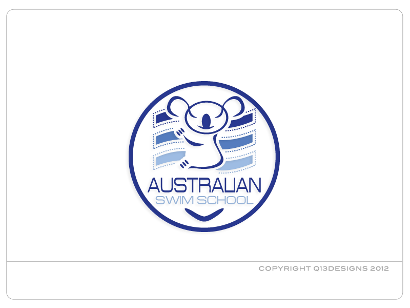 Logo Design by Suzie Q - Q13Designs.com for Australian Swim Schools Inc | Design #904882