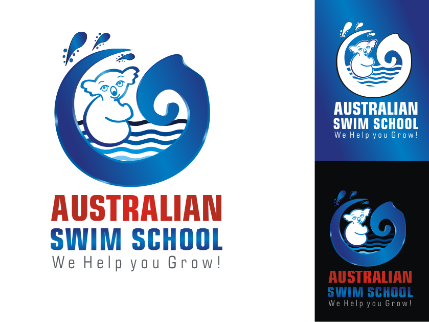 Logo Design by Blueberry for Australian Swim Schools Inc | Design #906000