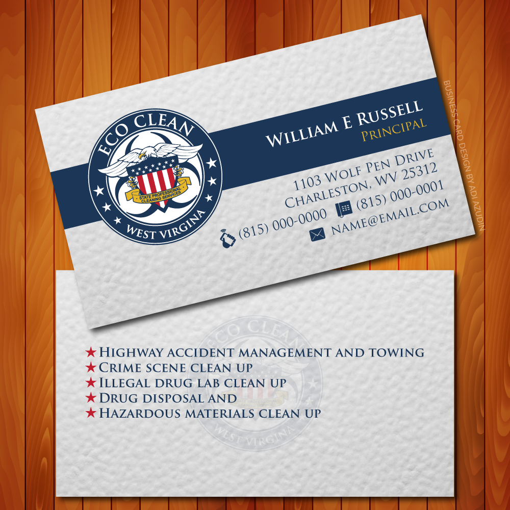 Business Card Design by adiazudin for this project | Design #3551807