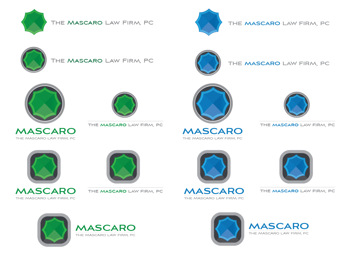 Logo Design by 90 Degree Design for Mascaro Law Firm | Design #3597952