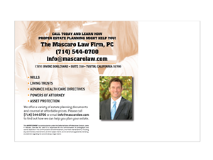 Estate Planning Attorney Postcard