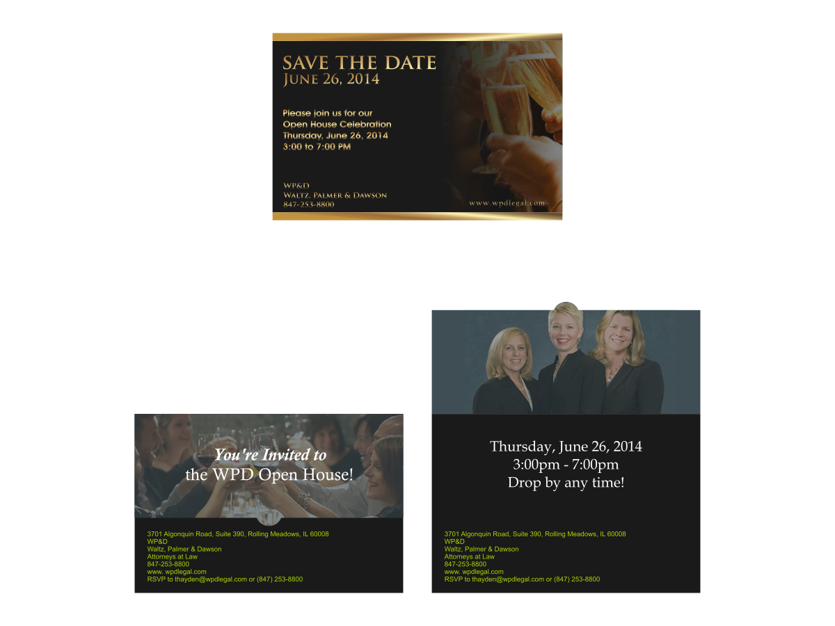 Invitation Design by Dito16 for Waltz, Palmer & Dawson LLC | Design #3568034