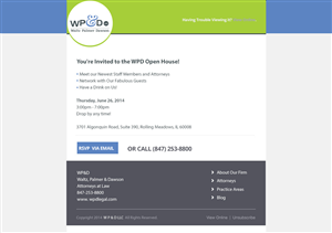 Invitation Design by shutterbug for Waltz, Palmer & Dawson LLC | Design: #3599969
