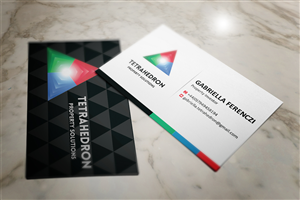 Tetrahedron Property Solutions need a business card design | Diseño de Tarjeta de Presentación por MT