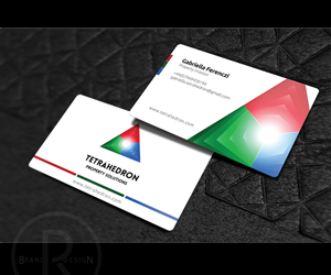 Tetrahedron Property Solutions need a business card design | Business Card Design by Rich_LHA