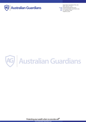 Stationery Design by Ritesh Singh for Australian Guardians Pty Ltd | Design: #891551