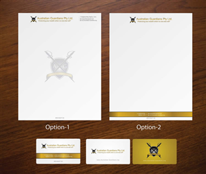 Stationery Design by Sbss for Australian Guardians Pty Ltd | Design: #893826