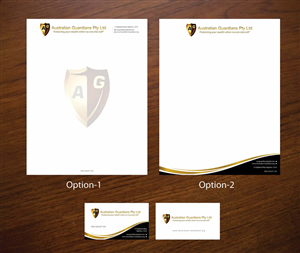 Stationery Design by Sbss for Australian Guardians Pty Ltd | Design: #893828