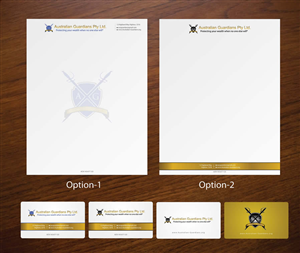 Stationery Design by Sbss for Australian Guardians Pty Ltd | Design: #898994