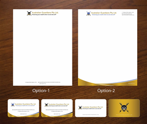 Stationery Design by Sbss for Australian Guardians Pty Ltd | Design: #899001