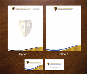 Stationery Design by Sbss for Australian Guardians Pty Ltd | Design: #899003