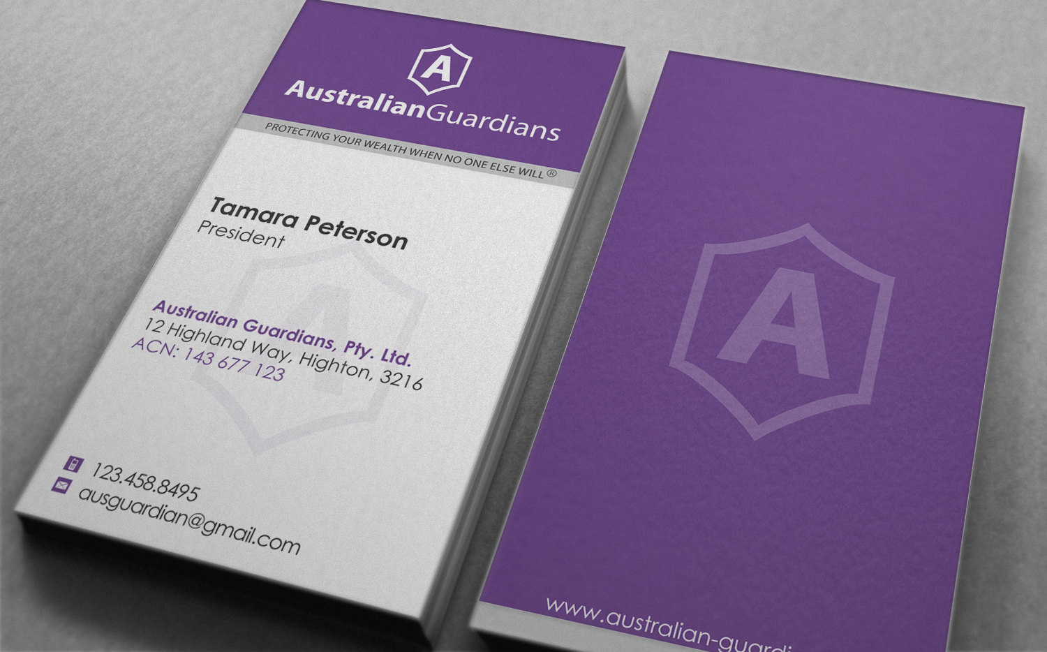 Design de Papeterie par HYPdesign pour Australian Guardians Pty Ltd | Design #889289