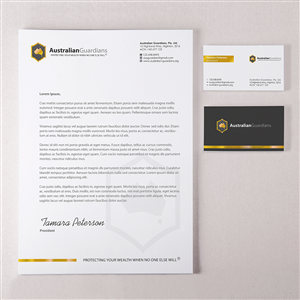 Stationery Design by HYPdesign for Australian Guardians Pty Ltd | Design: #902856