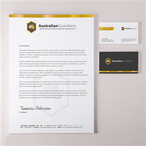 Stationery Design by HYPdesign for Australian Guardians Pty Ltd | Design: #902858