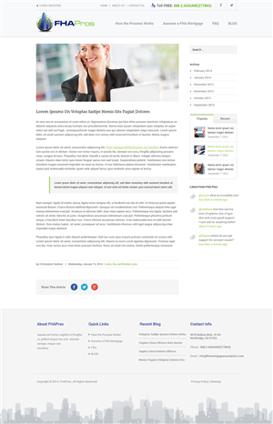 Wordpress Design by Emmanuel for Ardent Technology Solutions | Design: #3601383