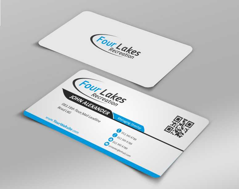 Business Card Design by AwsomeD for Four Lakes Recreation | Design #3555293