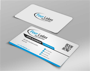 Business Card Design by AwsomeD for Four Lakes Recreation | Design: #3555293