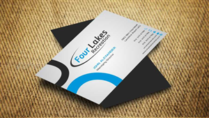 Business Card Design by AwsomeD for Four Lakes Recreation | Design: #3555295