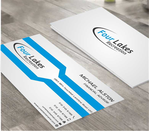 Business Card Design by AwsomeD for Four Lakes Recreation | Design: #3555299