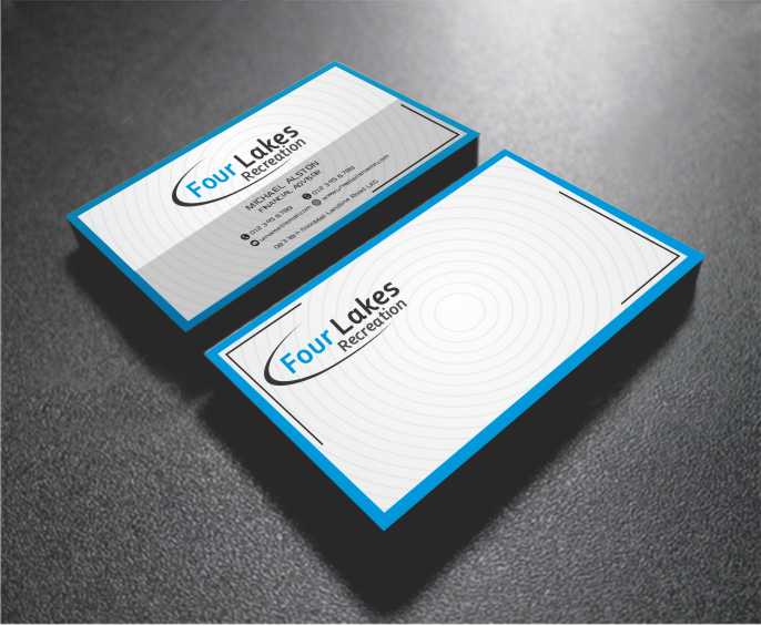 Business Card Design by AwsomeD for Four Lakes Recreation | Design #3555302