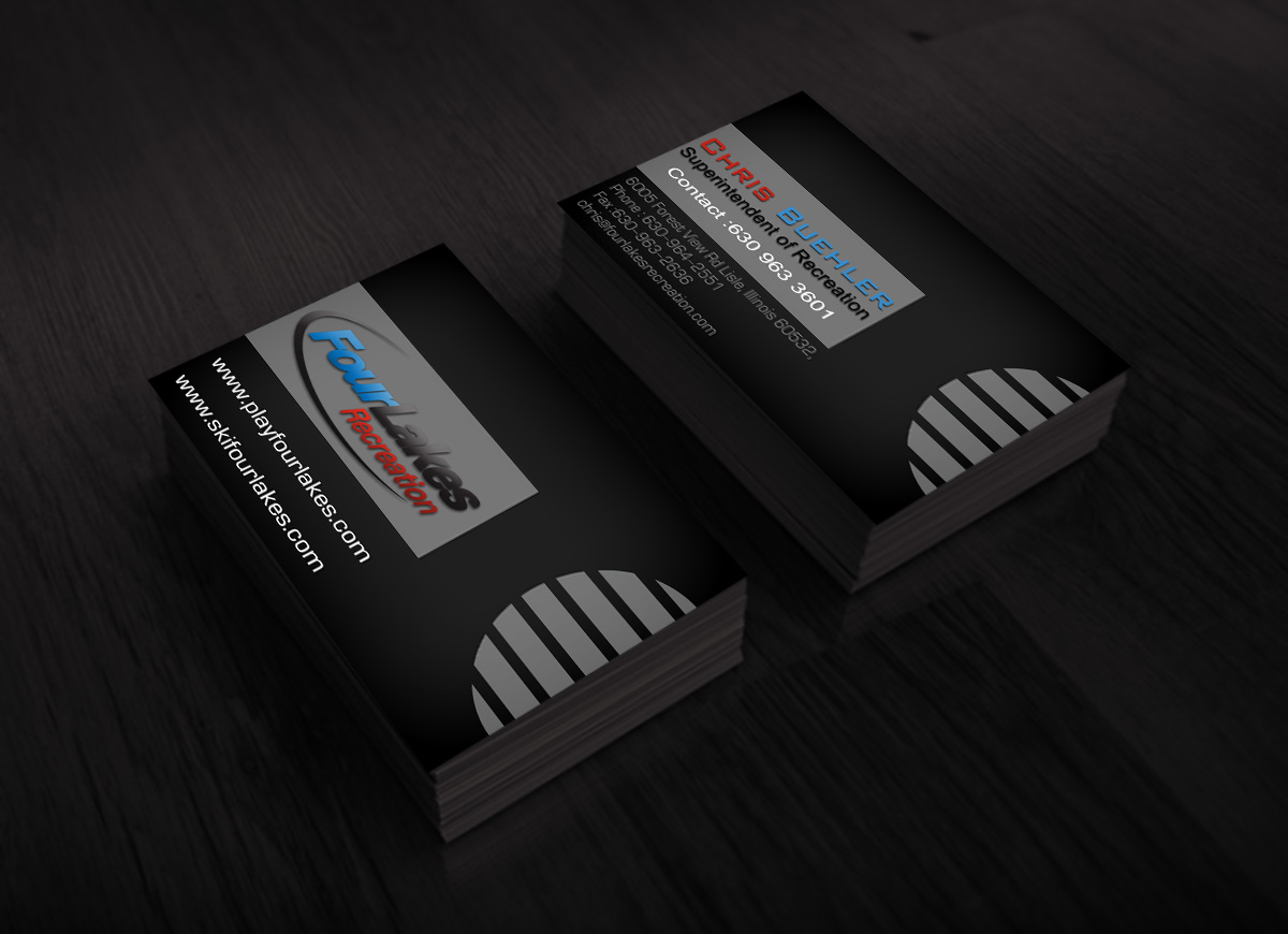 Diseño de Tarjeta de Presentación por Riz' para Four Lakes Recreation | Diseño #3567238