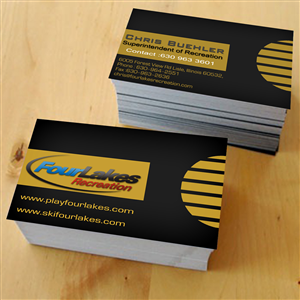 Business Card Design by Riz' for Four Lakes Recreation | Design: #3567304