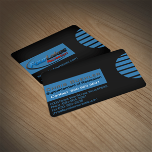 Business Card Design by Riz' for Four Lakes Recreation | Design: #3567400