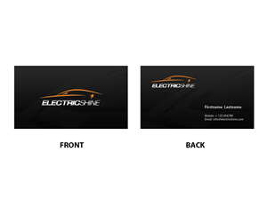 Business Card Design by cre8corner.com for Electric Shine | Design: #962095