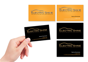 Business Card Design by JayTee for Electric Shine | Design: #889519
