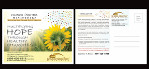 Postkarten-Design von NatPearlDesigns für Church Doctor Ministries | Design: #3567218